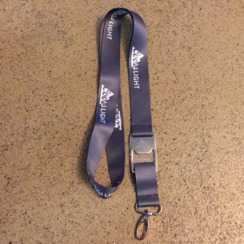 Coors Light lanyard